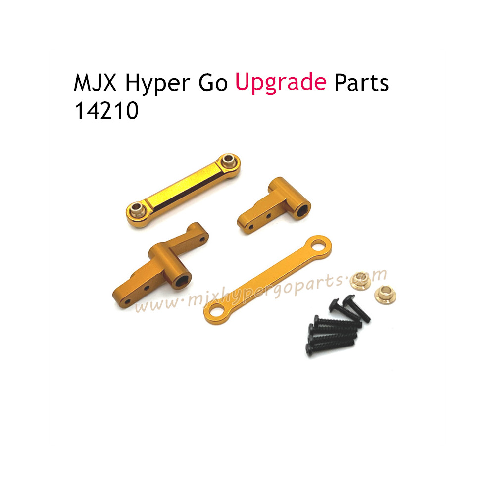 MJX Hyper Go 14210 Upgrade Parts Steering Connect Rods Kit Gold MJX Hyper Go 14210 Upgrade Parts Steering Connect Rods Kit Gold