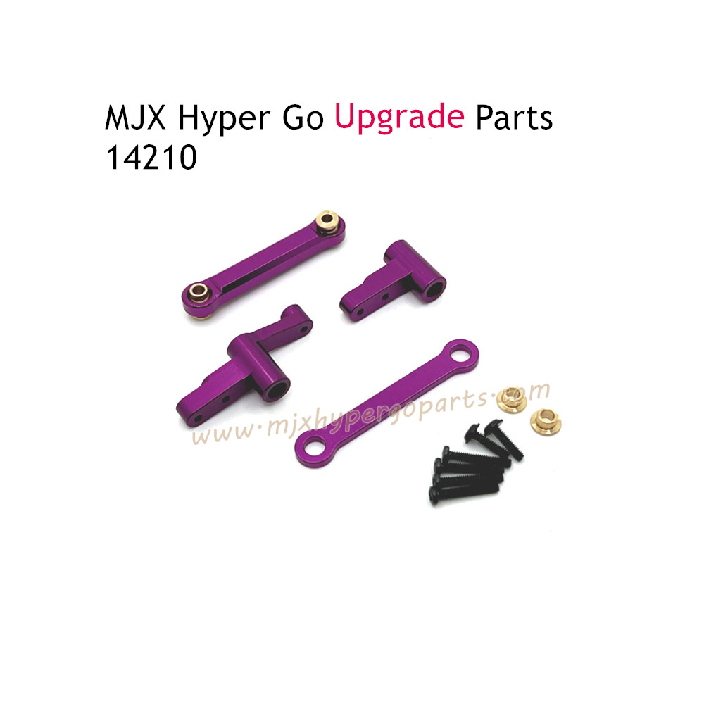 MJX Hyper Go 14210 Upgrade Parts Steering Connect Rods Kit purple MJX Hyper Go 14210 Upgrade Parts Steering Connect Rods Kit purple