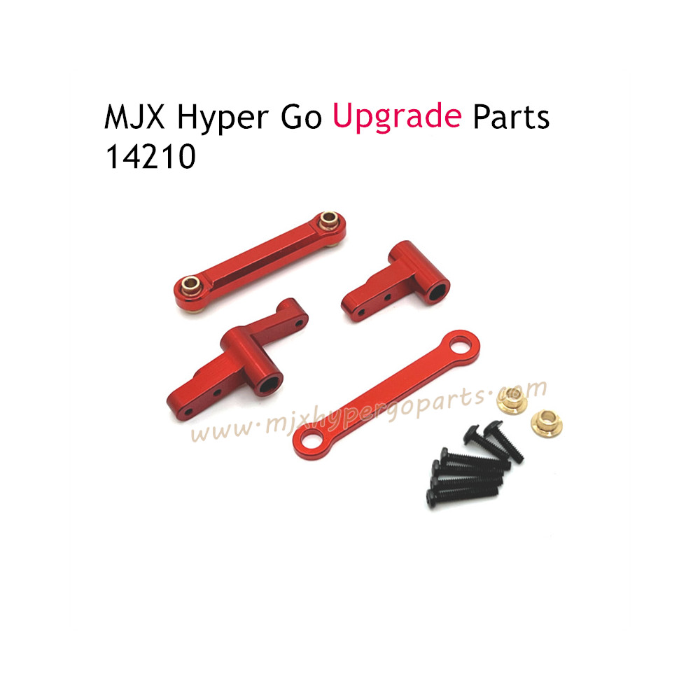 MJX Hyper Go 14210 Upgrade Parts Steering Connect Rods Kit Red MJX Hyper Go 14210 Upgrade Parts Steering Connect Rods Kit Red