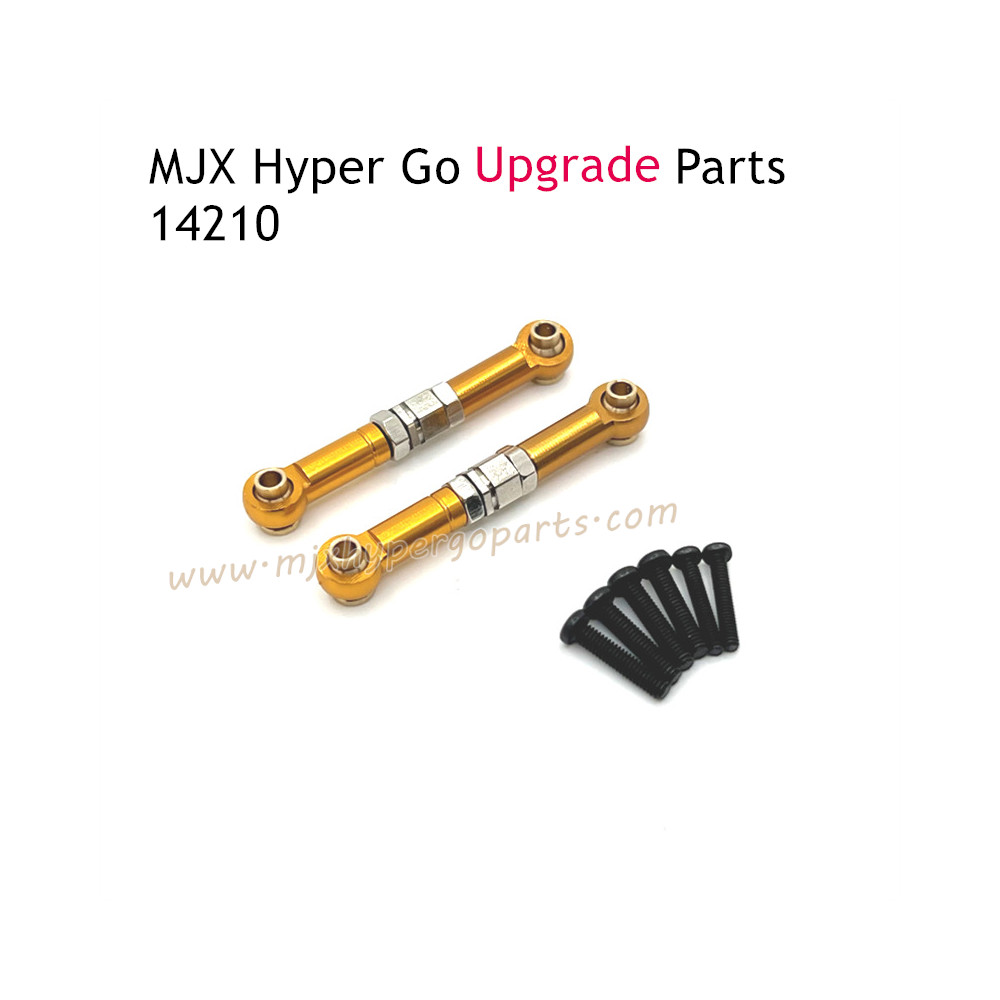 MJX Hyper Go 14210 Upgrade Parts Steering Connect Rods Kit Gold MJX Hyper Go 14210 Upgrade Parts Steering Connect Rods Kit Gold