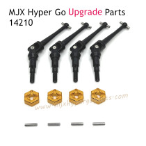 MJX Hyper Go 14210 Upgrade Parts Front Bone Dog Shaft Gold