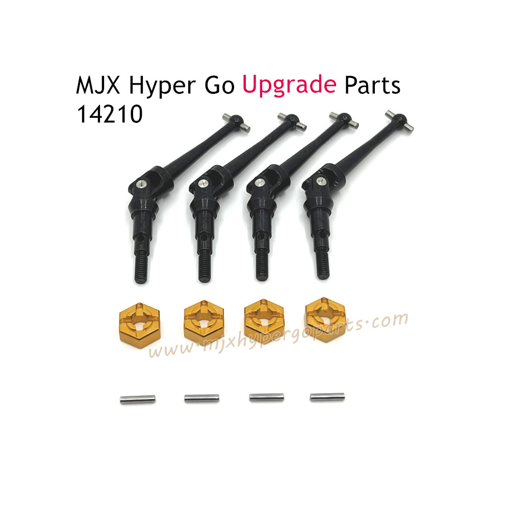 MJX Hyper Go 14210 Upgrade Parts Front Bone Dog Shaft Gold MJX Hyper Go 14210 Upgrade Parts Front Bone Dog Shaft Gold