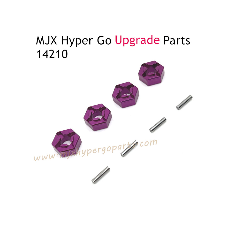 MJX Hyper Go 14210 Upgrade Parts 12MM Hex Purple MJX Hyper Go 14210 Upgrade Parts 12MM Hex Purple