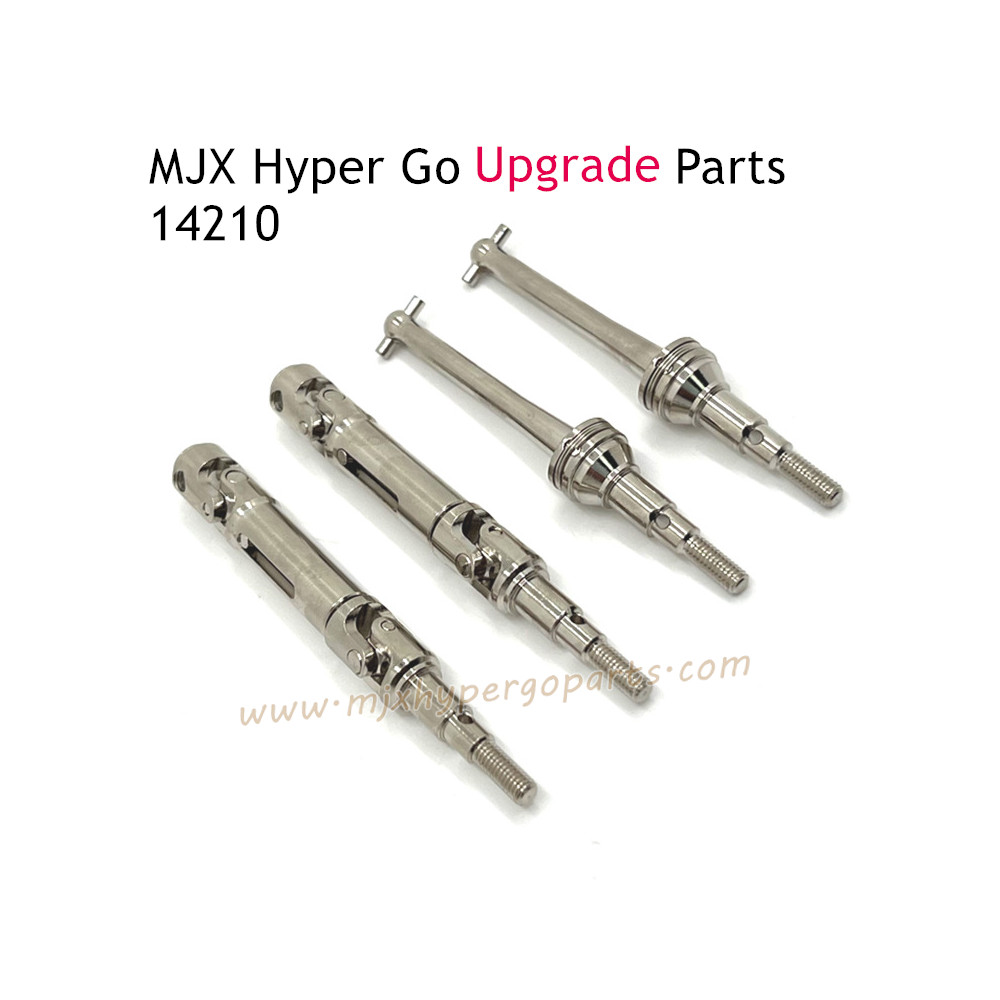 MJX Hyper Go 14210 Upgrade Parts Front and Rear Transmission Shaft Silver MJX Hyper Go 14210 Upgrade Parts Front and Rear Transmission Shaft Silver