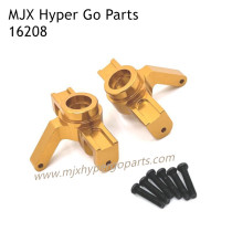 MJX Hyper Go 16208 RC Car Upgrade Parts Front Steering Cups Gold