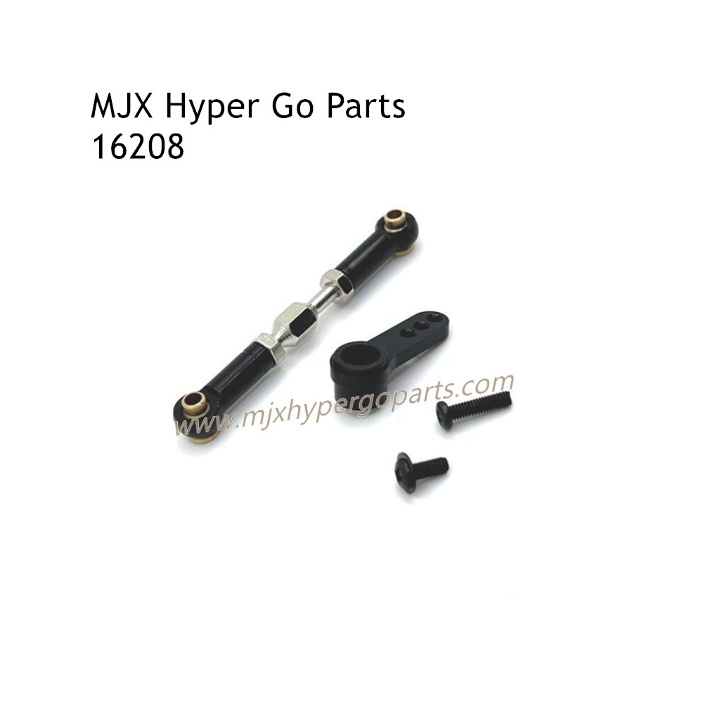 MJX Hyper Go 16208 RC Car Upgrade Parts Front Steering Connect Rod and Arm Black MJX Hyper Go 16208 RC Car Upgrade Parts Front Steering Connect Rod and Arm Black