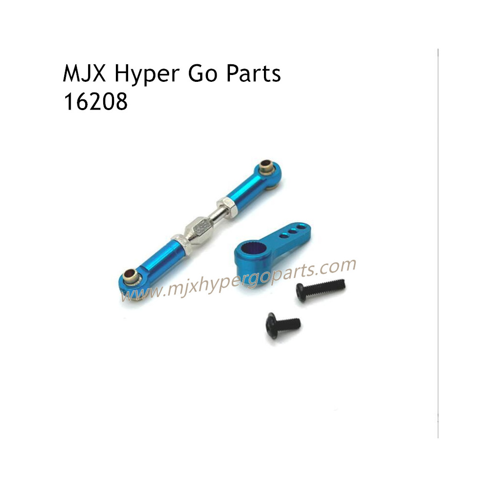 MJX Hyper Go 16208 RC Car Upgrade Parts Front Steering Connect Rod and Arm Blue MJX Hyper Go 16208 RC Car Upgrade Parts Front Steering Connect Rod and Arm Blue