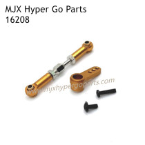 MJX Hyper Go 16208 RC Car Upgrade Parts Front Steering Connect Rod and Arm Gold