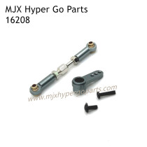 MJX Hyper Go 16208 RC Car Upgrade Parts Front Steering Connect Rod and Arm Gray