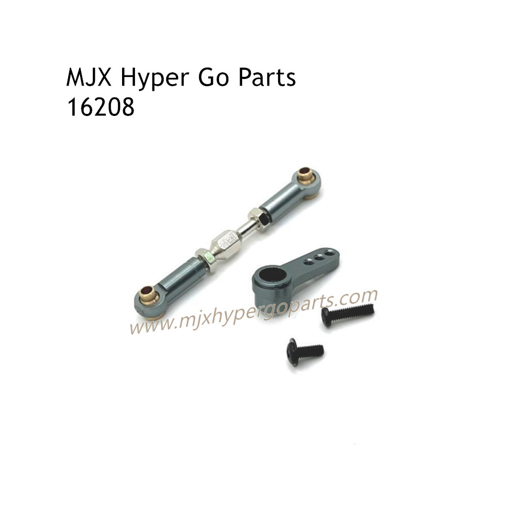 MJX Hyper Go 16208 RC Car Upgrade Parts Front Steering Connect Rod and Arm Gray MJX Hyper Go 16208 RC Car Upgrade Parts Front Steering Connect Rod and Arm Gray