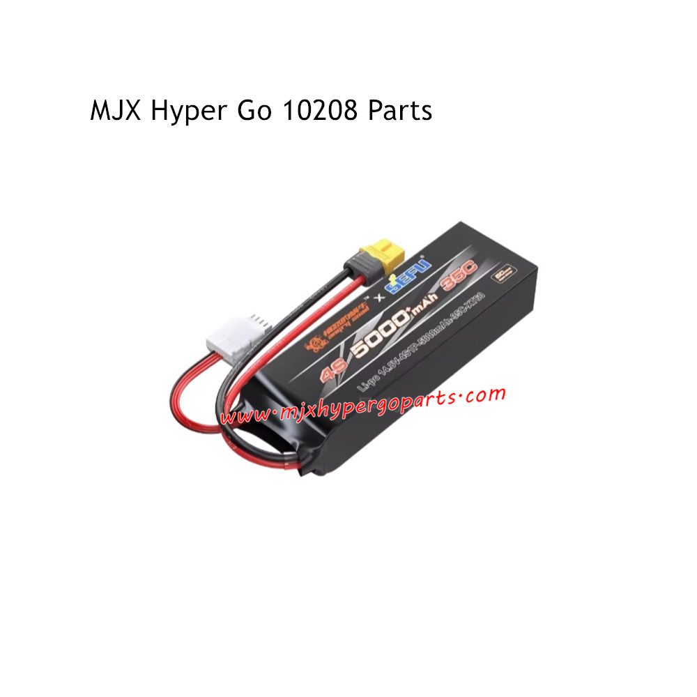 MJX Hyper Go 10208 V2 RC Car Parts 4S 5000mAh Battery MJX Hyper Go 10208 V2 RC Car Parts 4S 5000mAh Battery