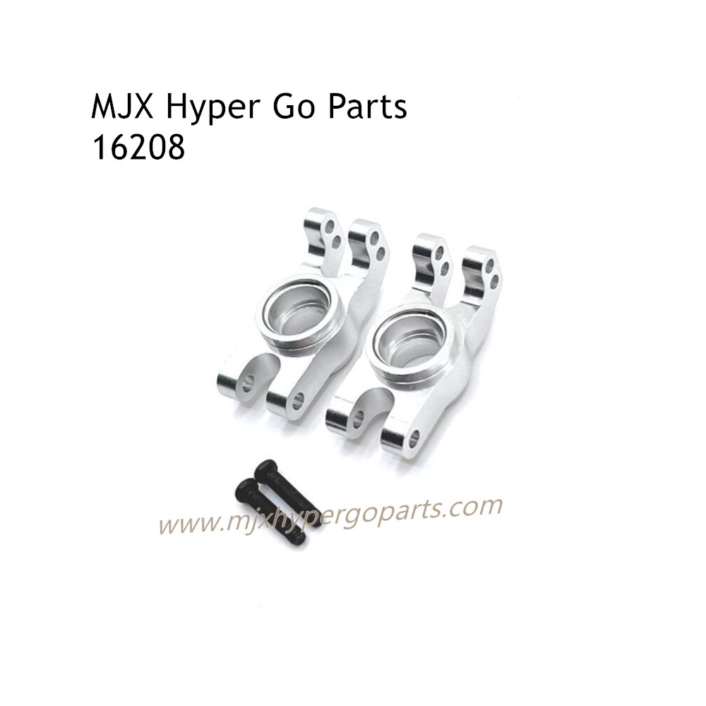 MJX Hyper Go 16208 RC Car Upgrade Parts Rear Wheel Cups Silver MJX Hyper Go 16208 RC Car Upgrade Parts Rear Wheel Cups Silver