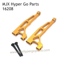 MJX Hyper Go 16208 RC Car Upgrade Parts Rear Upper Swing Arm Gold