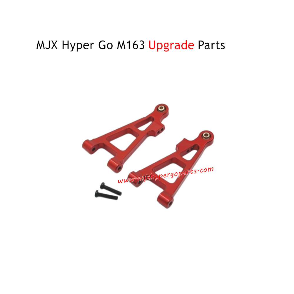 MJX Hyper Go M163 Brushless RC Car Upgrade Parts Front Lower Swing Arm Red MJX Hyper Go M163 Brushless RC Car Upgrade Parts Front Lower Swing Arm Red