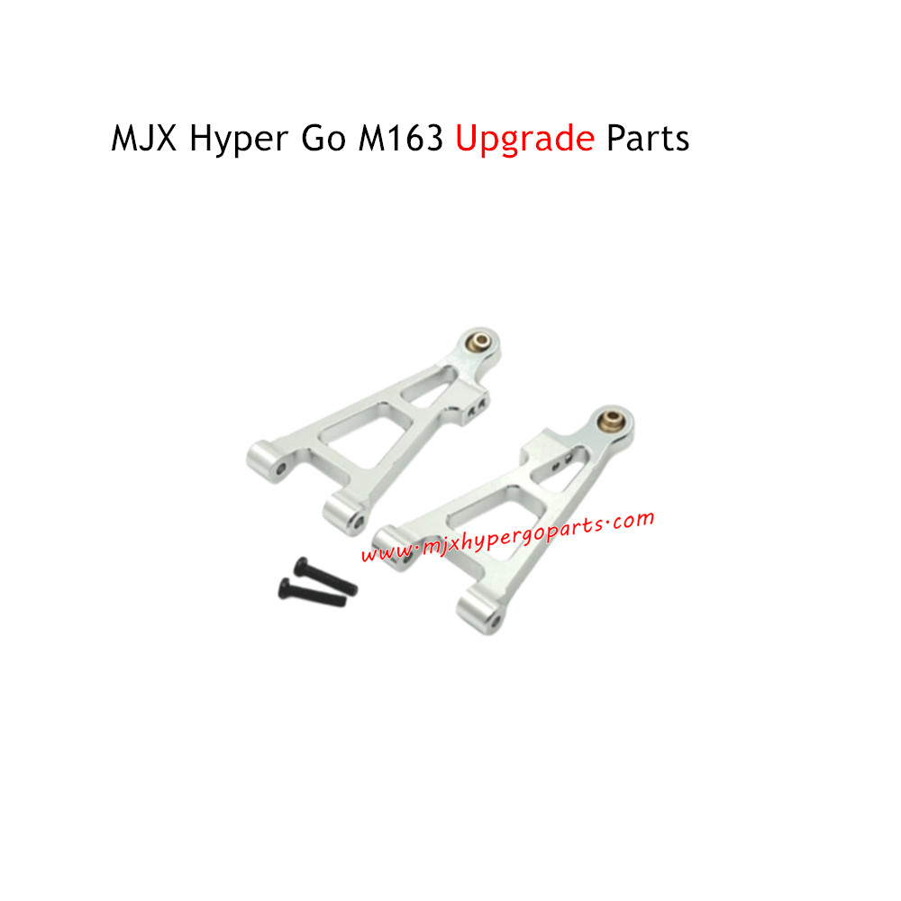 MJX Hyper Go M163 Brushless RC Car Upgrade Parts Front Lower Swing Arm Silver MJX Hyper Go M163 Brushless RC Car Upgrade Parts Front Lower Swing Arm Silver