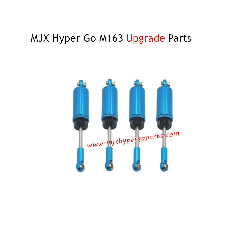 MJX Hyper Go M163 Brushless RC Car Upgrade Parts Hydraulic Shock Absorbers Blue