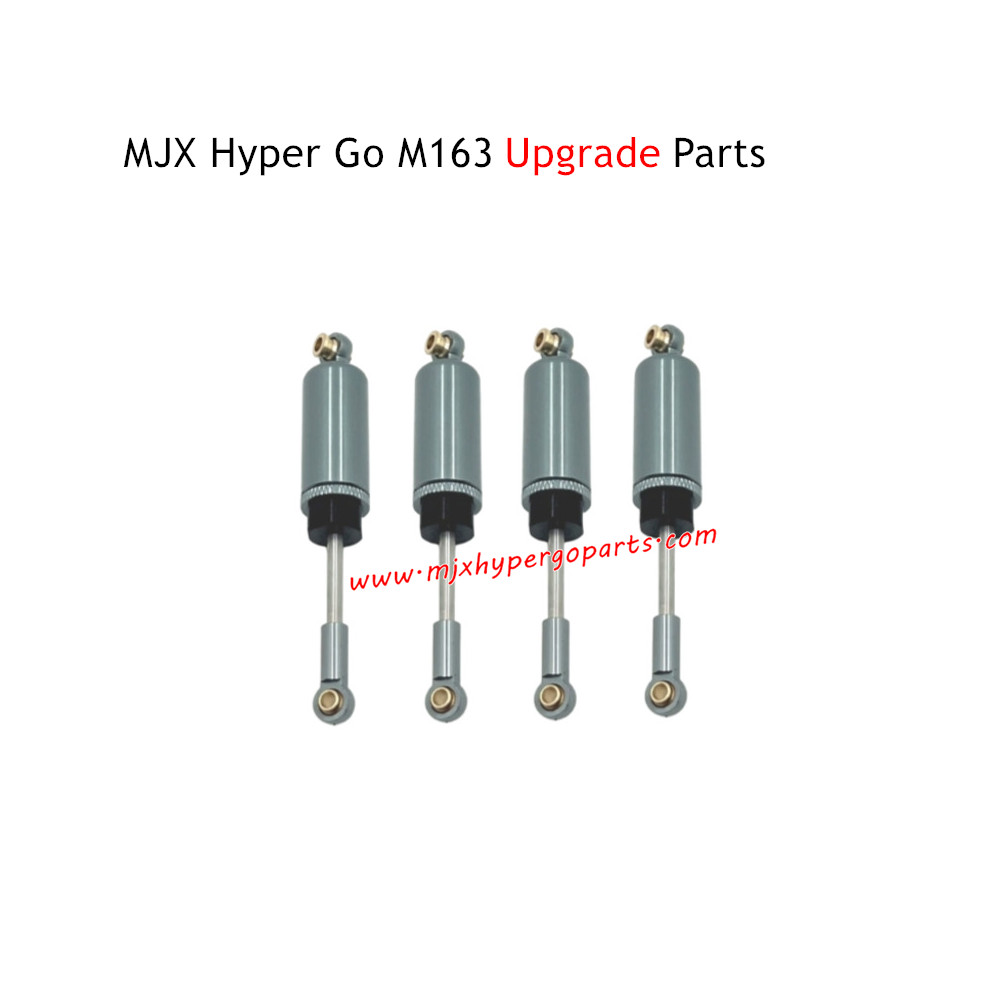 MJX Hyper Go M163 Brushless RC Car Upgrade Parts Hydraulic Shock Absorbers Gray MJX Hyper Go M163 Brushless RC Car Upgrade Parts Hydraulic Shock Absorbers Gray