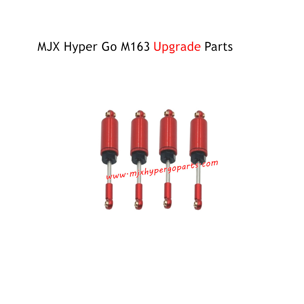 MJX Hyper Go M163 Brushless RC Car Upgrade Parts Hydraulic Shock Absorbers Red MJX Hyper Go M163 Brushless RC Car Upgrade Parts Hydraulic Shock Absorbers Red