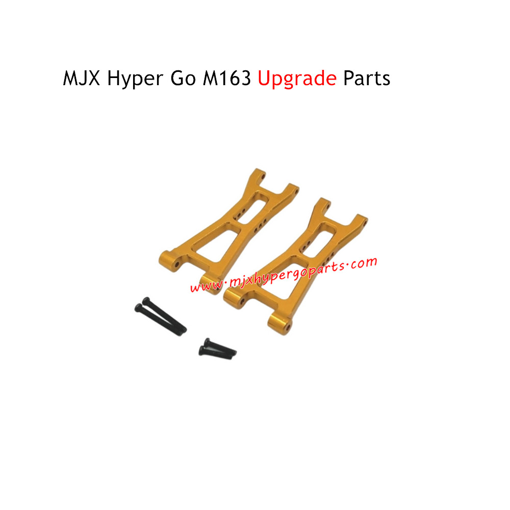 Rear Lower Swing Arm Upgrade Parts for MJX Hyper Go M163 RC Car Gold Rear Lower Swing Arm Upgrade Parts for MJX Hyper Go M163 RC Car Gold