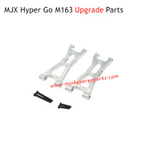 Rear Lower Swing Arm Upgrade Parts for MJX Hyper Go M163 RC Car Silver