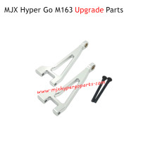 Rear Upper Swing Arm Upgrade Parts for MJX Hyper Go M163 RC Car Silver