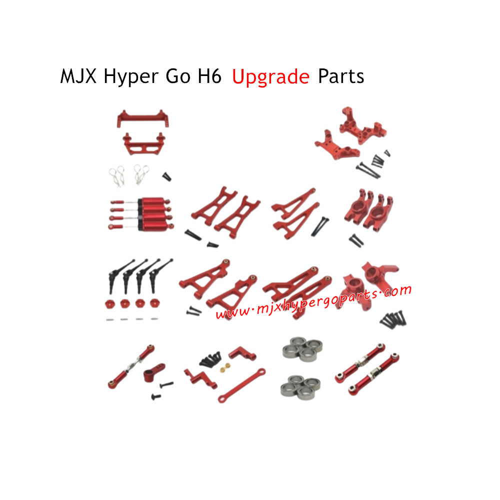MJX H6 Hyper Go Upgrade Parts Kits Red MJX H6 Hyper Go Upgrade Parts Kits Red