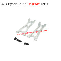 MJX H6 Hyper Go Upgrade Parts Rear Lower Swing Arm Silver