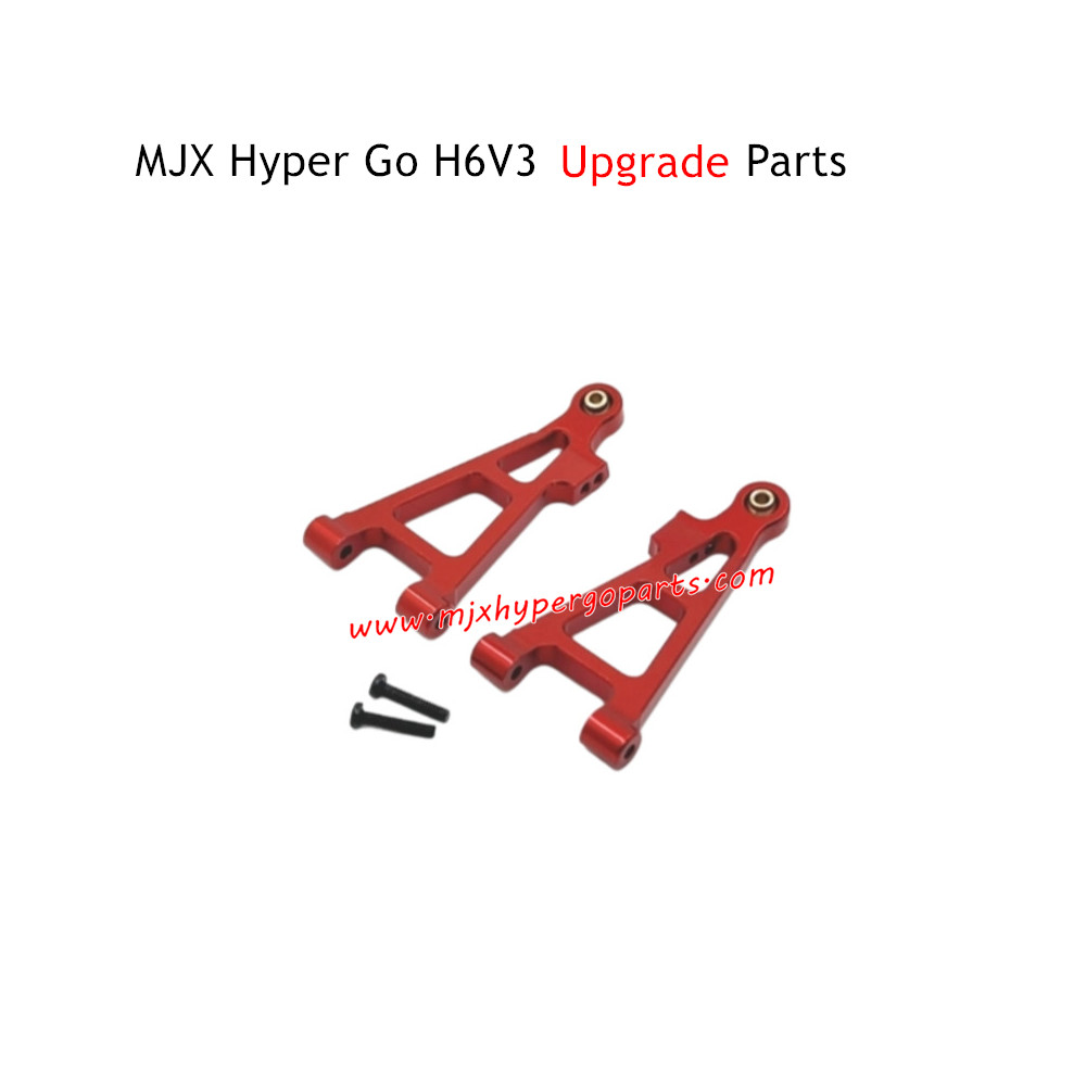 MJX H6V3 Hyper Go Upgrade Parts Front Lower Swing Arm Red MJX H6V3 Hyper Go Upgrade Parts Front Lower Swing Arm Red