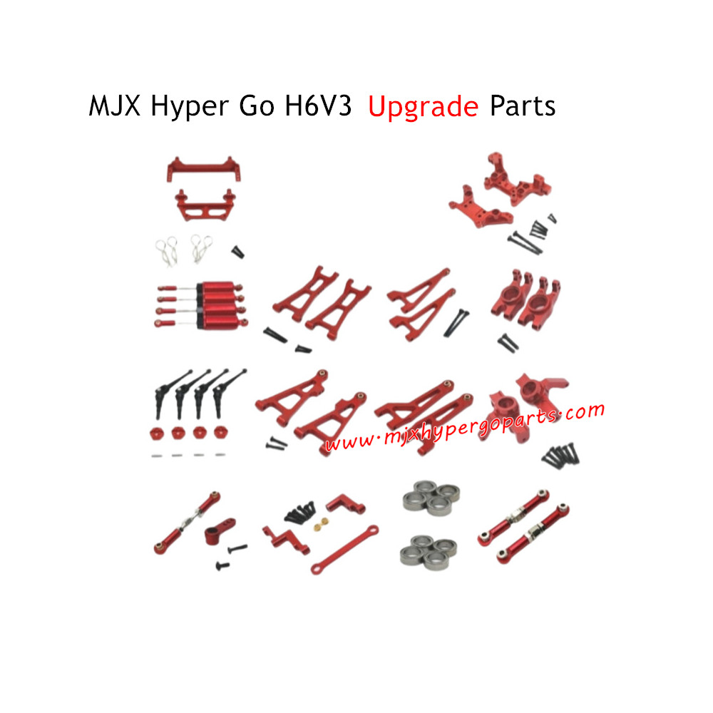 MJX H6V3 Hyper Go Upgrade Parts Kits Red MJX H6V3 Hyper Go Upgrade Parts Kits Red