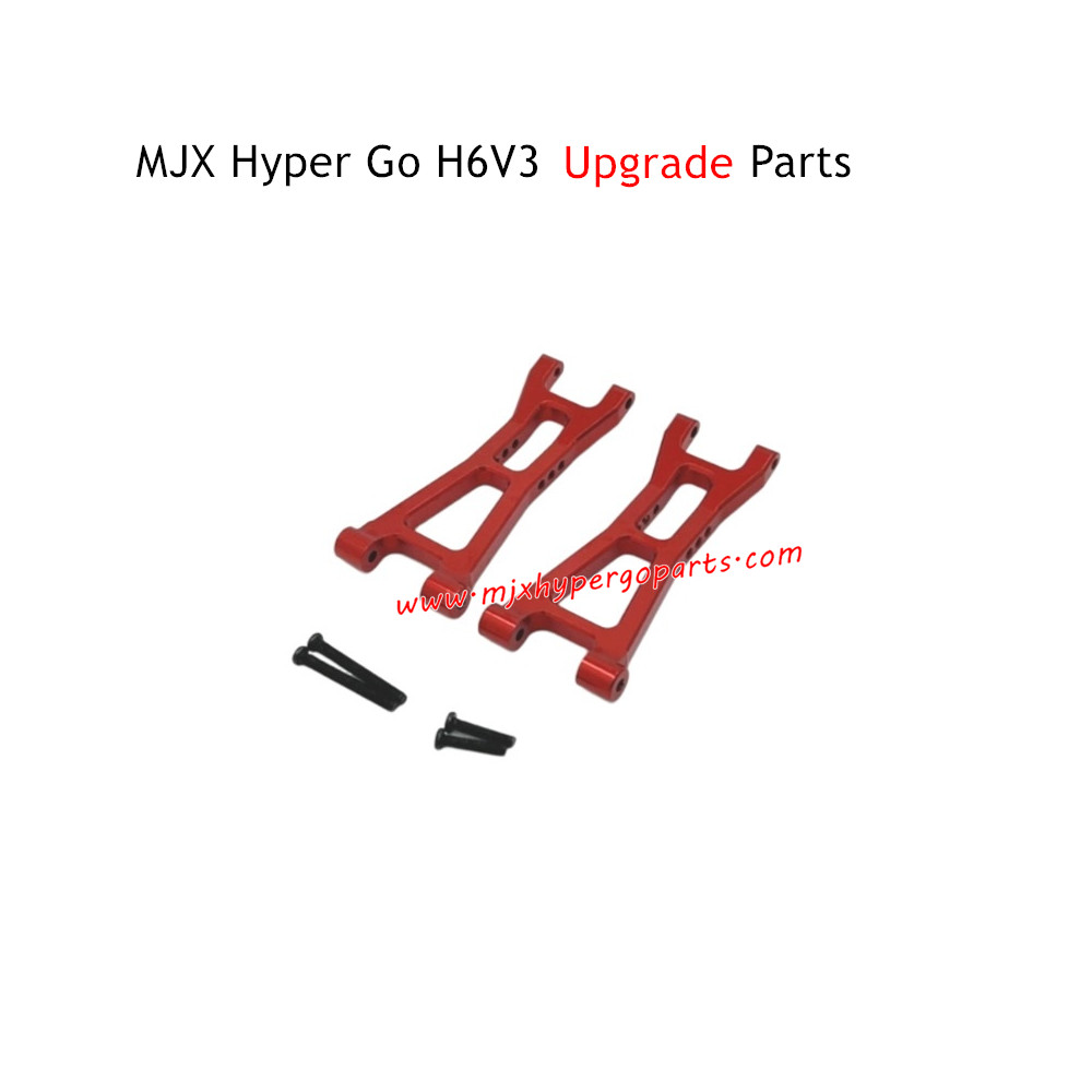 MJX Hyper Go H6V3 Upgrade Parts Rear Lower Swing Arm Red MJX Hyper Go H6V3 Upgrade Parts Rear Lower Swing Arm Red