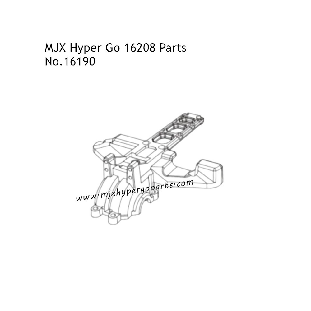 MJX Hyper Go 16208 Parts Rear Gear Cover 16190