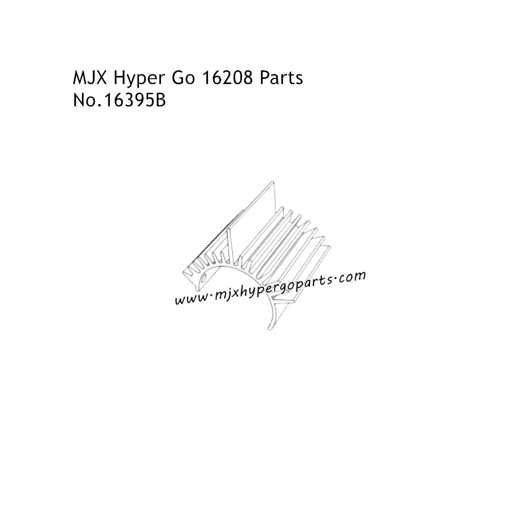 MJX Hyper Go 16208 RC Car Parts Motor Cooling Kit 16395B MJX Hyper Go 16208 RC Car Parts Motor Cooling Kit 16395B