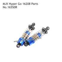 MJX Hyper Go 16208 RC Car Parts Long Metal Oil Shock Blue 16500R