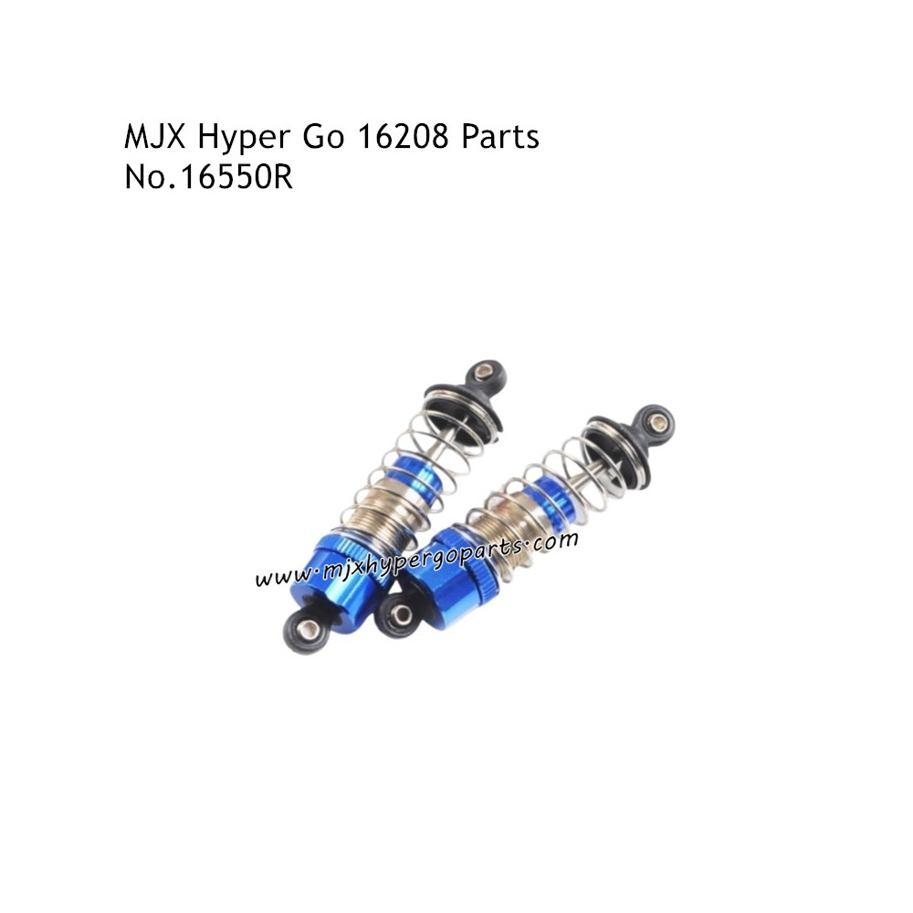 MJX Hyper Go 16208 RC Car Parts Long Metal Oil Shock Blue 16500R