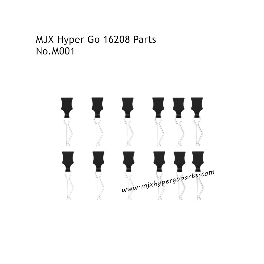MJX Hyper Go 16208 RC Car Parts R-Shape Pins M001 MJX Hyper Go 16208 RC Car Parts R-Shape Pins M001