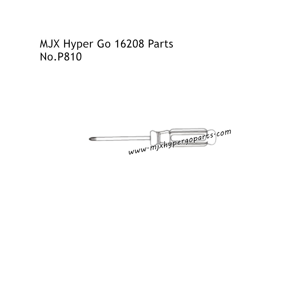 MJX Hyper Go 16208 RC Car Parts Screw Driver P810 MJX Hyper Go 16208 RC Car Parts Screw Driver P810
