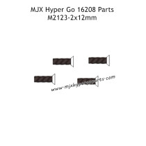 MJX Hyper Go 16208 Remote Control Car Parts 2X12MM Screws M2123