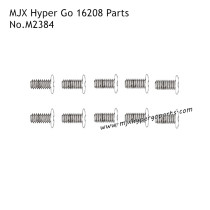 MJX Hyper Go 16208 Remote Control Car Parts Round Head Flat Tail Screws M2384