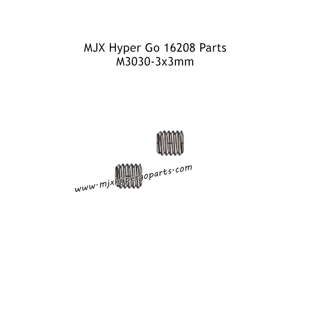 MJX Hyper Go 16208 Remote Control Car Parts 3X3MM Screws M3030 MJX Hyper Go 16208 Remote Control Car Parts 3X3MM Screws M3030