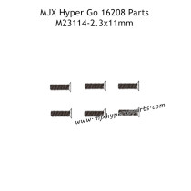MJX Hyper Go 16208 Remote Control Car Parts 2.3X11MM Screws M23114
