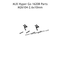 MJX Hyper Go 16208 Remote Control Car Parts Round Head Flat Tail Screws 2.6X10mm M26104