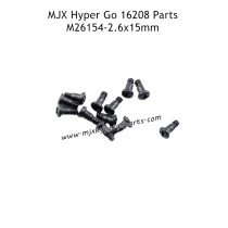 MJX Hyper Go 16208 Remote Control Car Parts Countersunk Screws 2.6x15mm M26154