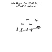 MJX Hyper Go 16208 Remote Control Car Parts Countersunk Head Flat Head Screws 2.6x6mm M26645