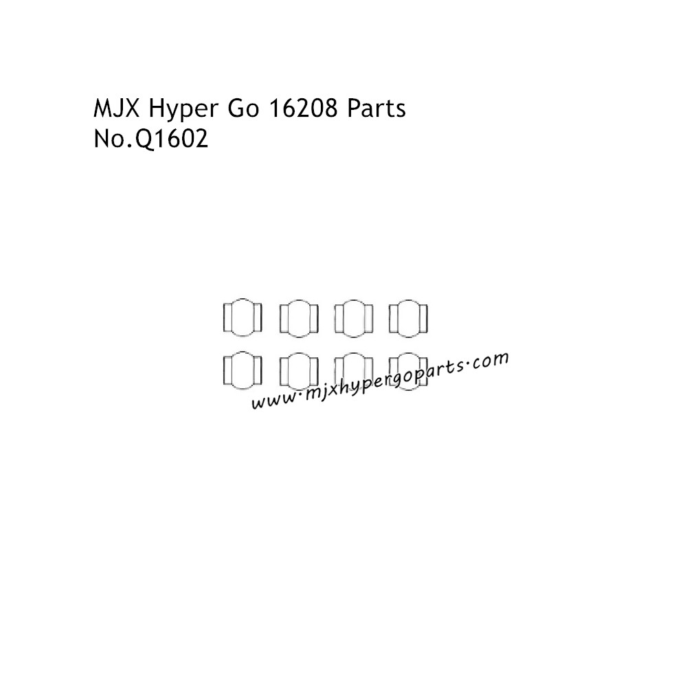 MJX Hyper Go 16208 RC Car Parts Ball Head Q1602 MJX Hyper Go 16208 RC Car Parts Ball Head Q1602