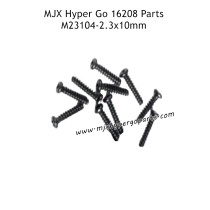 MJX Hyper Go 16208 Parts 2.3X10mm Round Head Flat Tail Screws M23104