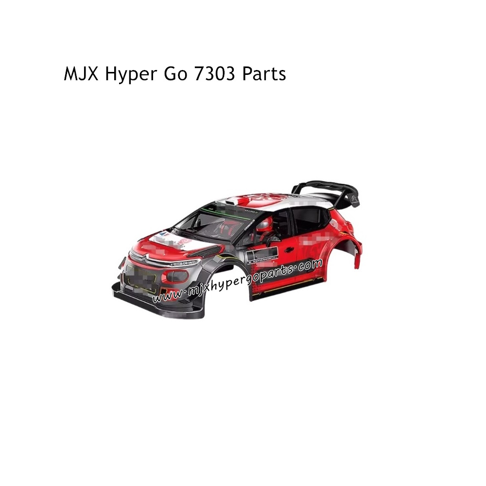 MJX Hyper Go 1/7 7303 Rally RC Car Parts Car Shell Red MJX Hyper Go 1/7 7303 Rally RC Car Parts Car Shell Red
