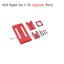 MJX Hyper Go H16H 16207 16208 16208 16210 Upgrade Parts Metal Battery Compartment Red