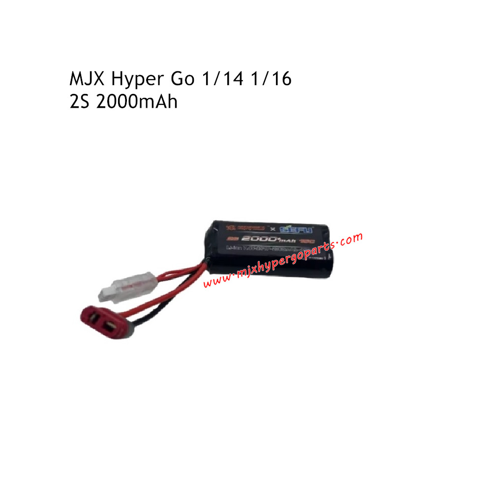 MJX Hyper Go 1/14 1/16 Scale Upgrade Parts 2S 2000mAh Battery MJX Hyper Go 1/14 1/16 Scale Upgrade Parts 2S 2000mAh Battery