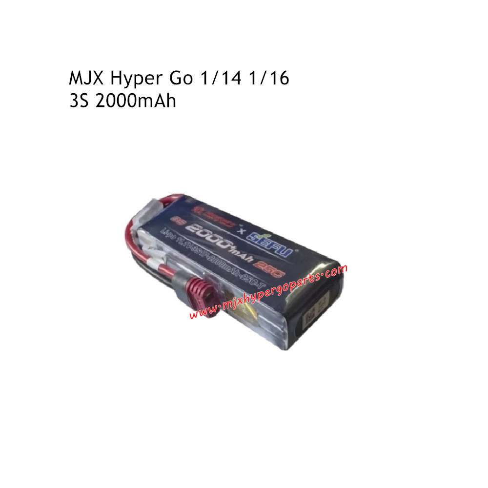 MJX Hyper Go 1/14 1/16 Upgrade Parts 3S 2000mAh Battery MJX Hyper Go 1/14 1/16 Upgrade Parts 3S 2000mAh Battery