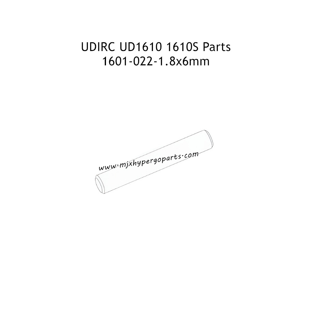 UDIRC UD1610 1610S RC Car Parts 1.8x6.8MM Pins 1601-022 UDIRC UD1610 1610S RC Car Parts 1.8x6.8MM Pins 1601-022